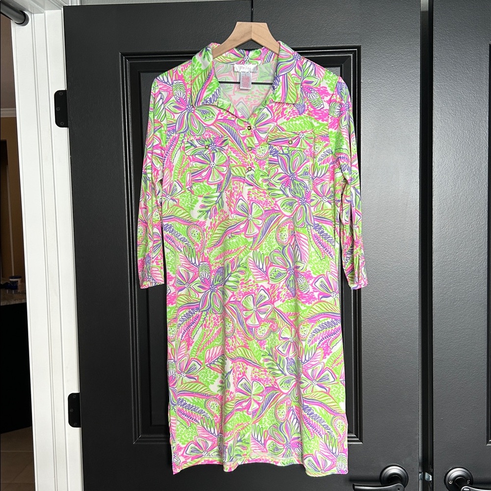 Stella Parker collection lilac, pink and lime green size Large